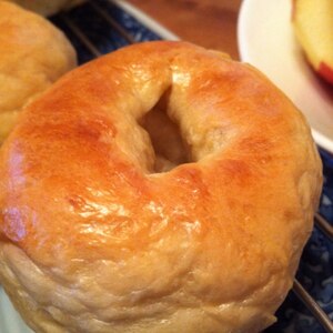 1時間後に食べられる★魅惑の皮バリもちもちベーグル